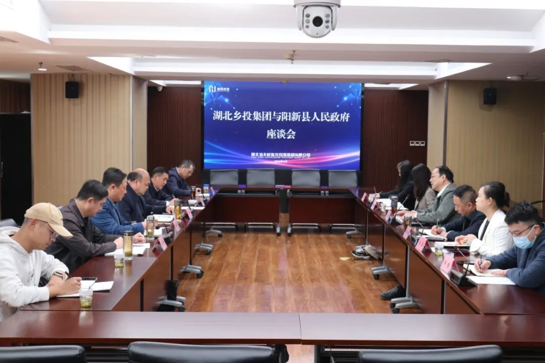 湖北乡投集团与阳新县开展座谈交流