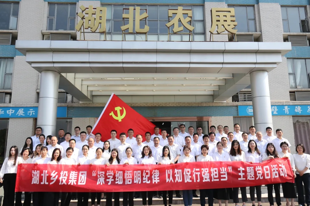 湖北乡投集团开展“深学细悟明纪律 以知促行强担当”主题党日活动